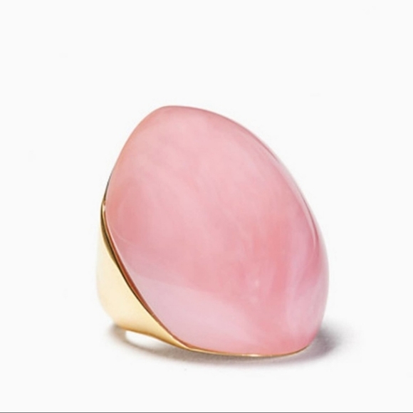 kate spade Jewelry - Kate Spade Pink Resin Mood Ring Size 5